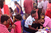 A festive voter awareness event at Malpe beach
